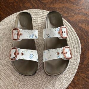 Madden Girl Sandals with Rose Gold Accents